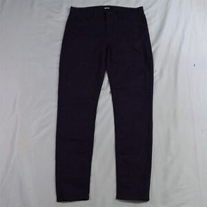 Hudson 28 Nico Midrise Super Skinny Ankle Brushed Purple Stretch Womens‎ Jeans